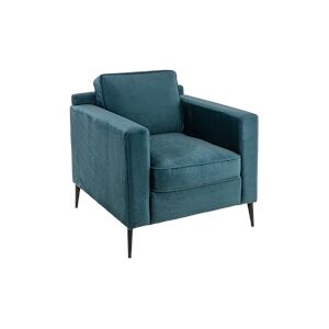 France Mobilier CHR Fauteuil Arthur bleu pétrol, 83 x 49 x 84 cm, france mobilier chr