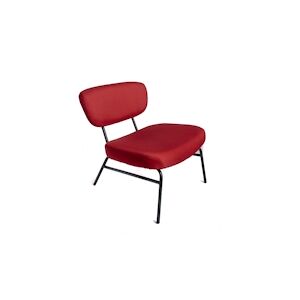 Fauteuil Tissu Cerise 66x65x67.5cm Intempora