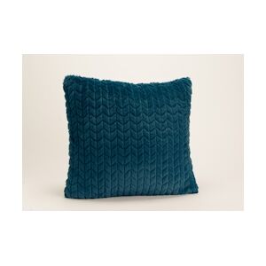 AMADEUS Coussin bleu nuit chevron 40x40 cm - Carré Polyester Amadeus 40x40 cm