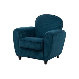 AMADEUS Fauteuil Club Jack bleu - Autre Tissu Amadeus 85x78 cm