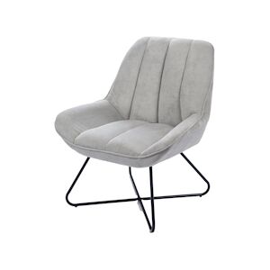 AMADEUS Fauteuil gris Colin - Autre Tissu Amadeus 74x89 cm