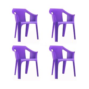 Resol GARBAR COOL Fauteuil Extérieur Set 4 Violette