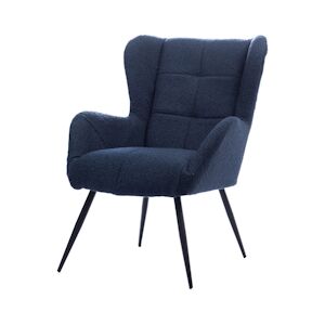 AMADEUS Fauteuil Bleu - Autre Tissu Amadeus 82x72 cm