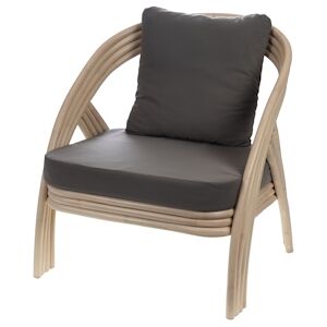 Fauteuil Maya en   -  Beige Autre Rotin Amadeus 66x66 cm - Publicité