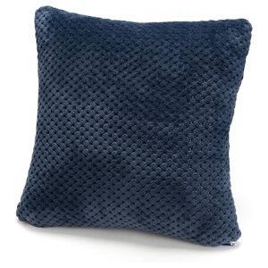 Coussin Damier bleu 40x40 -  Carré Polyester Amadeus 40x8 cm - Publicité