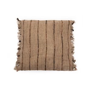 Bazar Bizar - Housse De Coussin - Oh My Gee - Noir Beige - 60x60