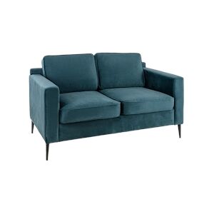 France Mobilier CHR Canapé Arthur bleu pétrol, 83 x 84 x 140 cm, France mobilier chr