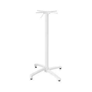 Oviala Business Pied pour table avec système inclinable 108 cm en aluminium blanc