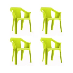 Resol GARBAR COOL Fauteuil Extérieur Set 4 Vert citron