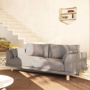 Canape gris Tediber - Fabrique en France - Canape responsable design et confortable - Livraison express gratuite