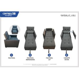 Modulo Confort 4 En 1 X1 - Meubles > Fauteuils - Téléshopping