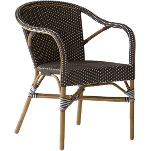 Fauteuil bistrot marron Madeleine - Sika Design