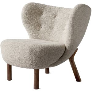 Fauteuil en laine beige et pieds en noyer Little Petra VB1 - &tradition - Publicité