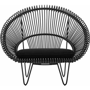 Fauteuil d'extérieur noir et coussin noir Roy Cocoon - Vincent Sheppard - Publicité