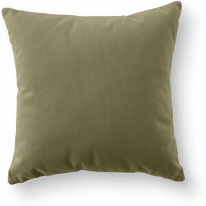 Coussin en velours vert Bean - Emko