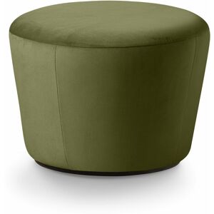 Pouf en velours vert Naïve - Emko