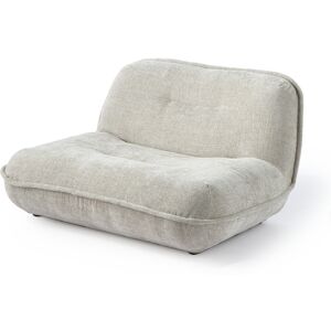 Fauteuil lounge en tissu ecru crème 130 cm Puff renegade - Pols Potten - Publicité