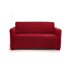 Blancheporte Housse gaufrée bi-extensible canapé fauteuil accoudoirs - Blancheporte Rouge Housse canapé 3 places