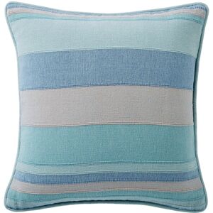 Blancheporte Housse coussin multicolore coton tissage artisanal - Blancheporte Bleu Lot de 2 housses de coussin : 40x40cm