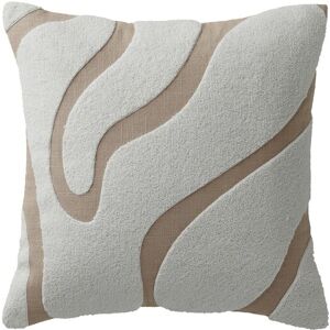 Coussin carre tufte - Blancheporte Blanc Coussin : 40x40 cm