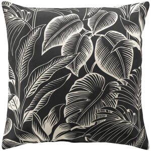 Coussin imprime Cabana - Blancheporte Noir Coussin : 45x45cm