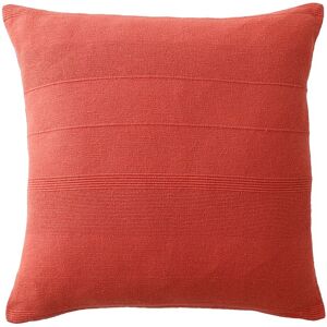 Blancheporte Housse coussin unie coton tissage artisanal - Blancheporte Orange Lot de 2 housses de coussins : 40x40cm