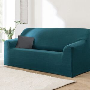 Housse extensible unie canape fauteuil accoudoirs - Blancheporte Bleu Housse fauteuil