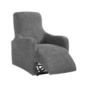 Blancheporte Housse bi-extensible imprimée gaufrée pour fauteuil relax - Blancheporte Gris Housse fauteuil relax