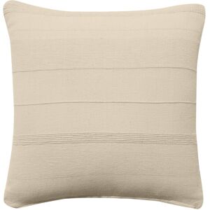 Blancheporte Housse coussin unie coton tissage artisanal - Blancheporte Écru Lot de 2 housses de coussins : 40x40cm