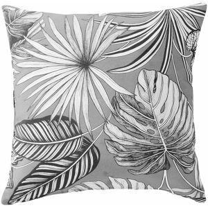 Blancheporte Housse de coussin imprimé tropical - Blancheporte Gris Lot de 2 housses de coussin : 40x40cm