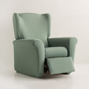 Housse unie fauteuil bi-extensible - Blancheporte Vert Housse fauteuil