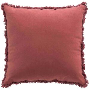 Coussin uni a franges - Blancheporte Violet Coussin : 45x45cm