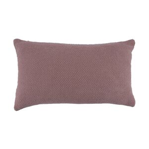 Coussin rectangulaire uni, velours chenille - Blancheporte Rose Coussin : 30x50 cm