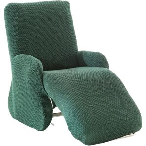 Blancheporte Housse texturée bi-extensible spéciale fauteuil relax - Blancheporte Vert Housse fauteuil relax