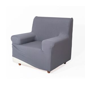 Blancheporte Housse unie fauteuil canapé bi-extensible - Blancheporte Gris Housse canapé 2 places