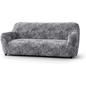 Blancheporte Housse bi-extensible microfibre gaufrée léopard pour fauteuil et canapé - Blancheporte Gris Housse canapé 3 places