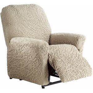 Housse gaufree bi-extensible speciale fauteuil relaxation - Blancheporte Écru Housse fauteuil