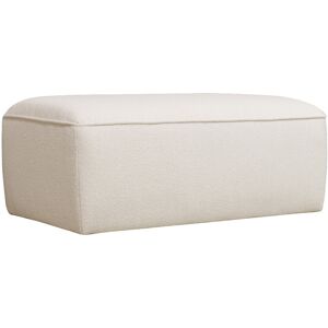 Drawer Noor - Pouf pour canapé modulable en tissu bouclette - Couleur - Ecru