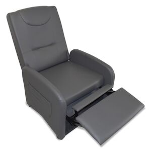 Fauteuil relax pliable Bristol Gris