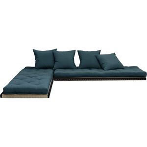 Karup Design Futon canapé lit 3 places 2x70x200 CHICO bleu marine