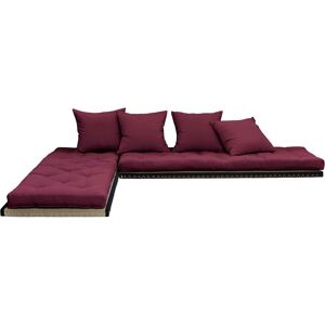 Karup Design Futon canapé lit 3 places 2x70x200 CHICO bordeaux