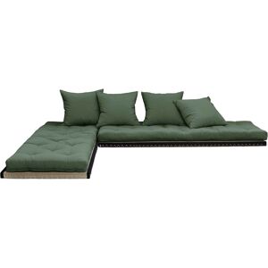 Karup Design Futon canape lit 3 places 2x70x200 CHICO kaki