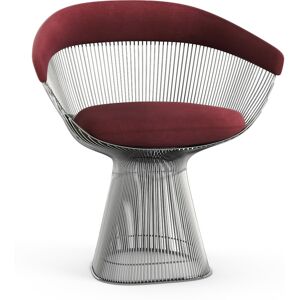 KNOLL fauteuil PLATNER (Bayberry / Nickel - Tissu Knoll Velvet / Metal)