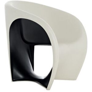 DRIADE fauteuil MT1 (Sable blanc / Noir - Polyethylene)