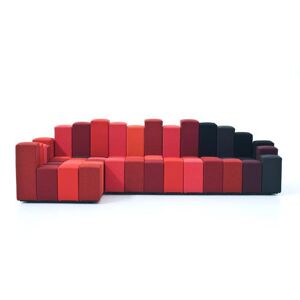 MOROSO canape avec element d'angle DO-LO-REZ (Gauche - Tissu / structure en bois)