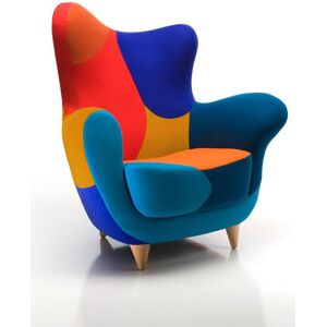 MOROSO fauteuil ALESSANDRA LOS MUEBLES AMOROSOS (Couleurs vives version A - Divina 3 / Tonus)