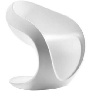 MYYOUR fauteuil PETRA (Blanc gaufré - Polyéthylène)