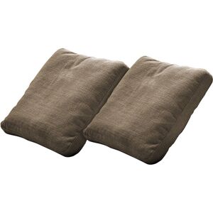 KARTELL set de 2 coussins pour canapé PLASTICS DUO (Gris tourterelle - Tissu Nilo)