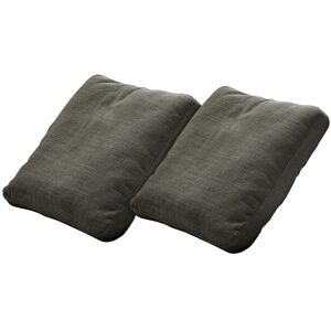 KARTELL set de 2 coussins pour canapé PLASTICS DUO (Gris - Tissu Nilo)