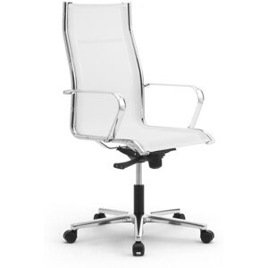 LEYFORM fauteuil de bureau ORIGAMI RE 70211 (Blanc - Acier, aluminium et resille)